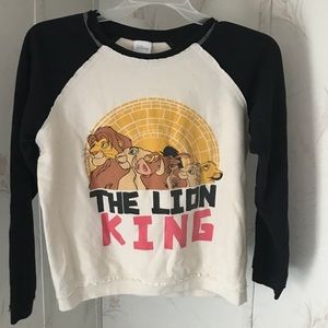 Lion king sweater hardly worn